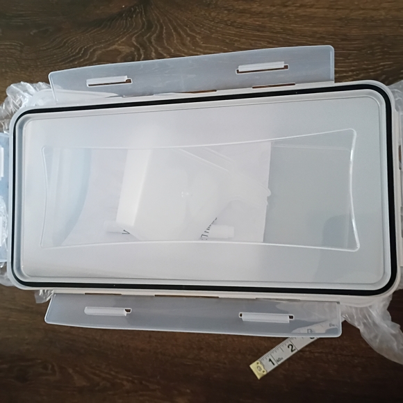 Amazon Clear Stackable Food Storage Containers with Black Label Tags - Picture 9 of 12